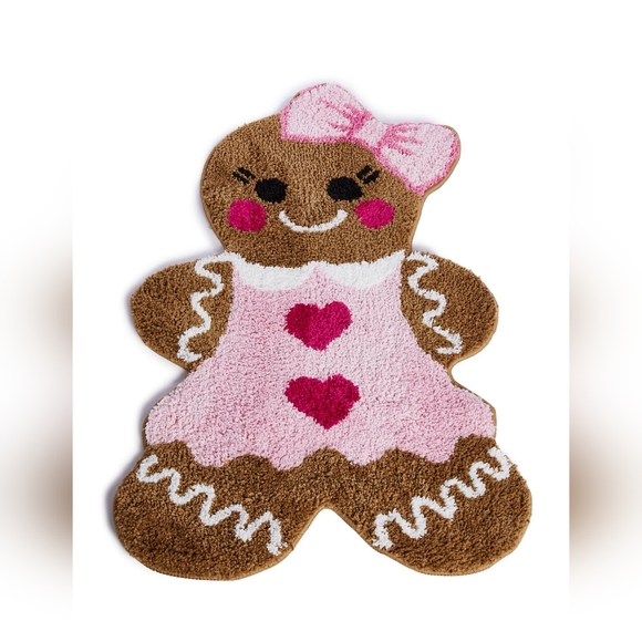 Gingerbread Girl Cookie Rug - Picture 3 of 7